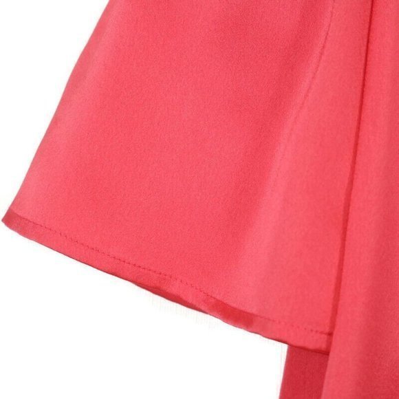 INC International Concepts Off The Shoulder Blouse Shirt Top Coral Pink M Medium - Picture 8 of 9